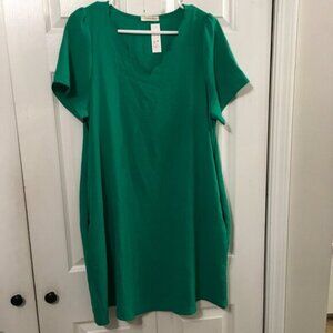 Cotton Bleu Lightweight Mini Dress